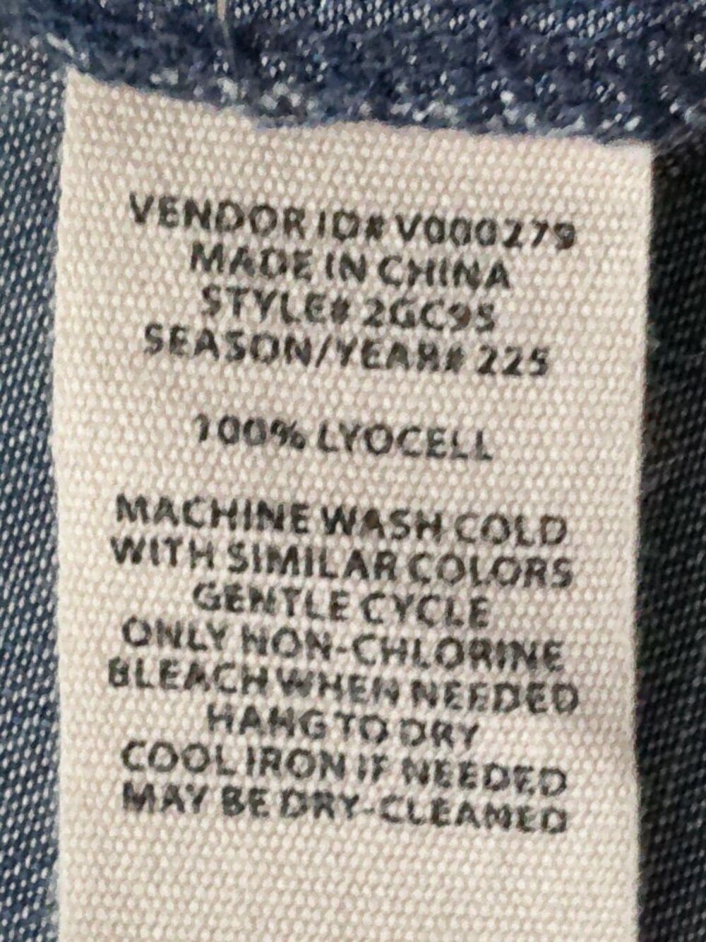 SOFT SURROUNDINGS Short Sleeve Button-Up Lyocell Blue Denim Blouse 2X - Picture 5 of 8